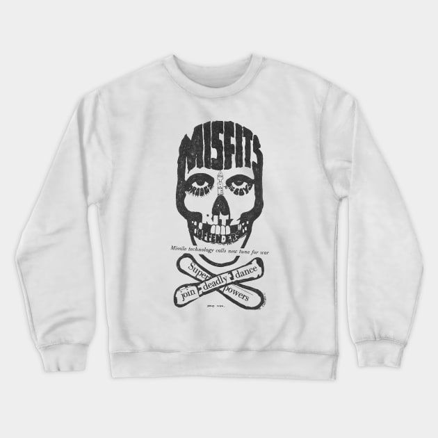 Misfits Skull Flyer 1983 Crewneck Sweatshirt by Pop Fan Shop